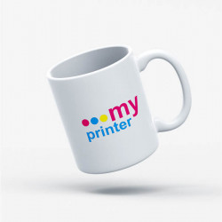 Taza Cerámica Blanca 11oz
