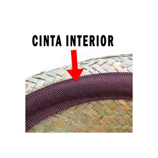 Sombrero Paja Estilo Tirol