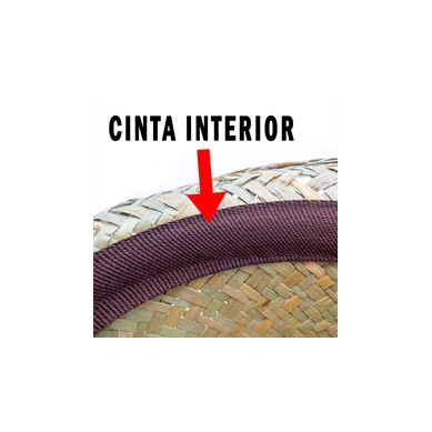 Sombrero Paja Estilo Tirol