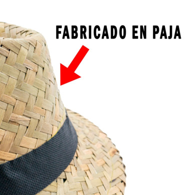 Sombrero Paja Estilo Tirol
