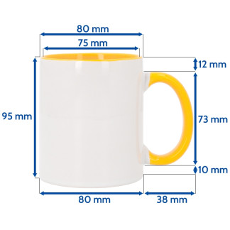 Taza Asa e Interior Color 11oz