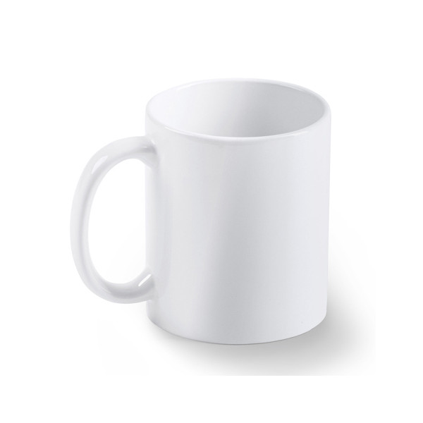 Taza Cerámica Blanca 11oz