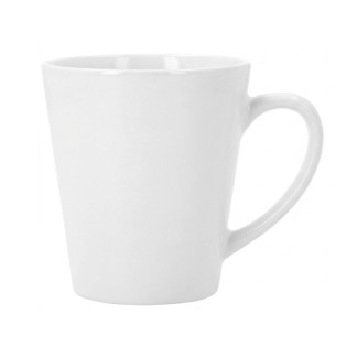 Taza Cónica Blanca 12oz