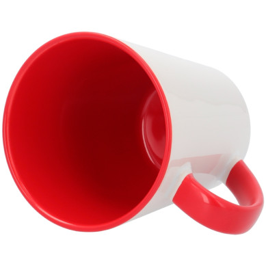 Taza Cónica Asa e Interior Color 12oz